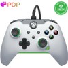 PDP Wired Controller Neon White for Xbox Series X S,