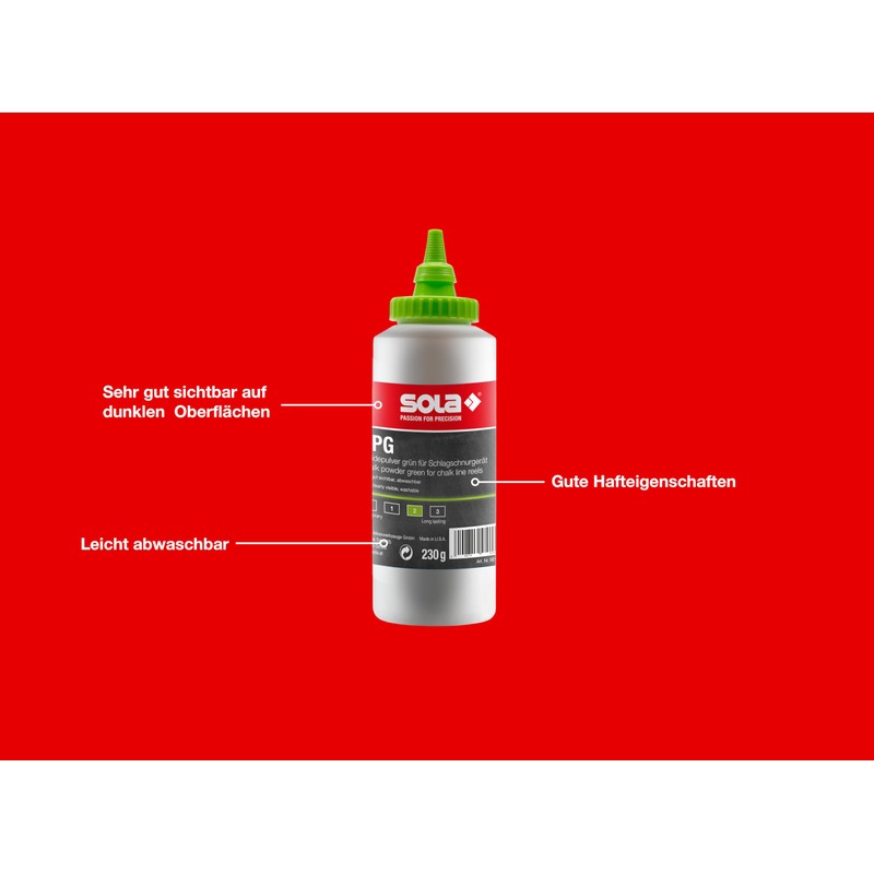 SOLA Measuring Tools SOLA CPG Chalk Green - Capacity 230
