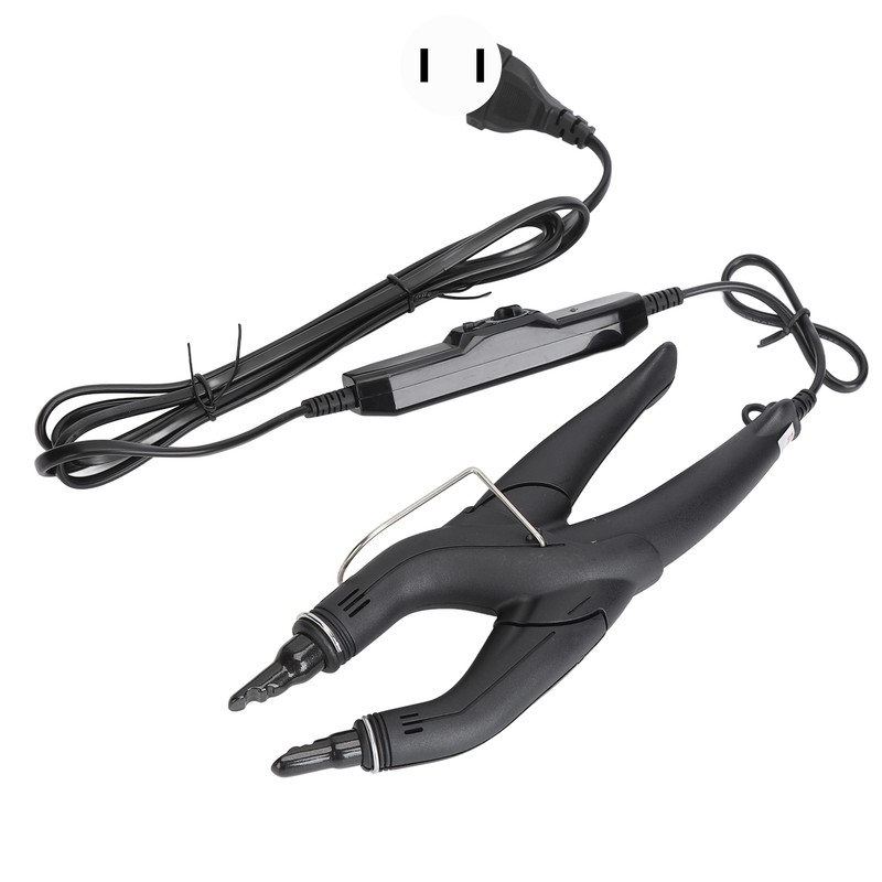 Extension Hair Iron Adjustable Temperature Rotatable Power Cord Ergonomic Safety