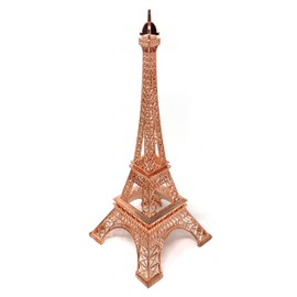 allgala 19 Inch 48CM Eiffel Tower Statue Decor Alloy Metal-Rose Gold (EF19-86196)