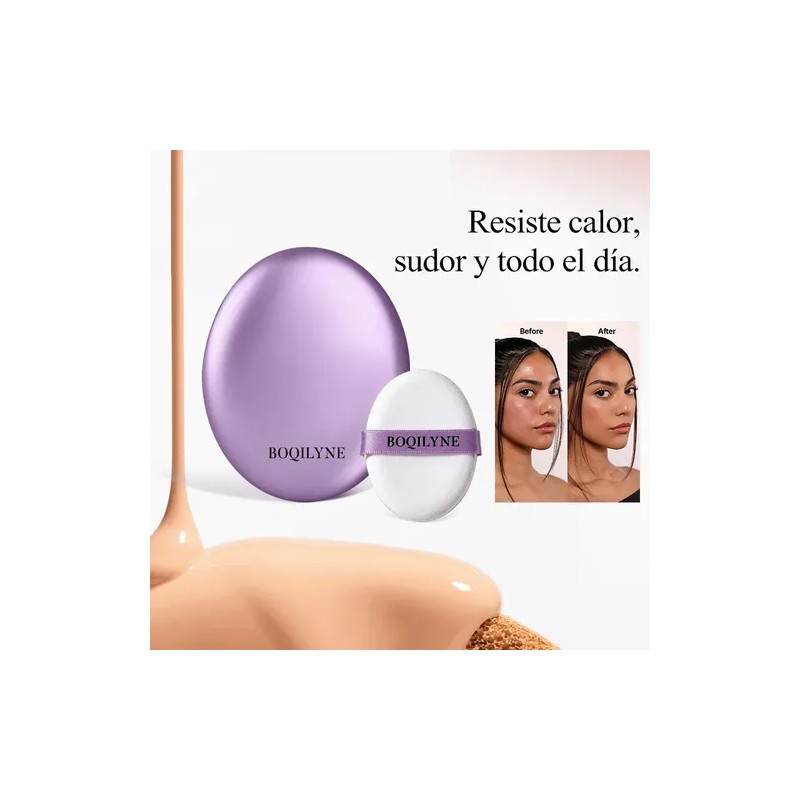 Boqilyne Base De Maquillaje En Cojin Alta Cobertura Hasta99