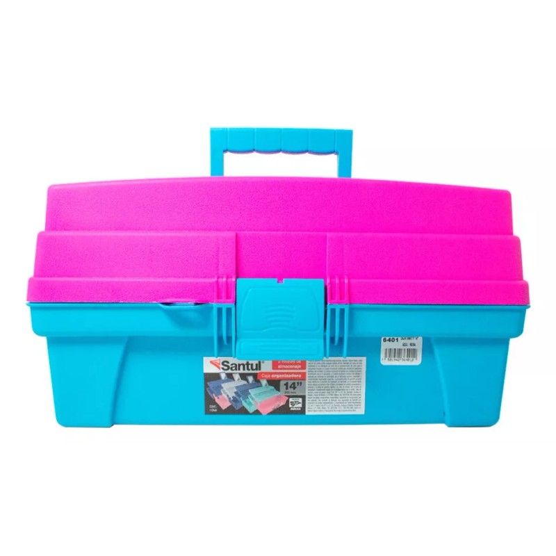 Santul Caja Herramientas Santul Plástica 14 2 Bandejas Color Morada