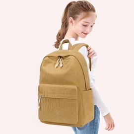 Bluboon Backpack for School Girls Backpack Cute Corduroy Bookbag Kids Backpack Laptop Backpack Gifts for Women