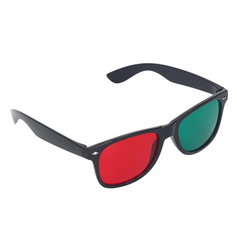 Red Green Disinhibit Training Cards with Glasses Alleviate Inhibition Letter