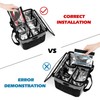 Trunab Reusable Drink Carrier for Delivery 6 Cups Insulated Drink