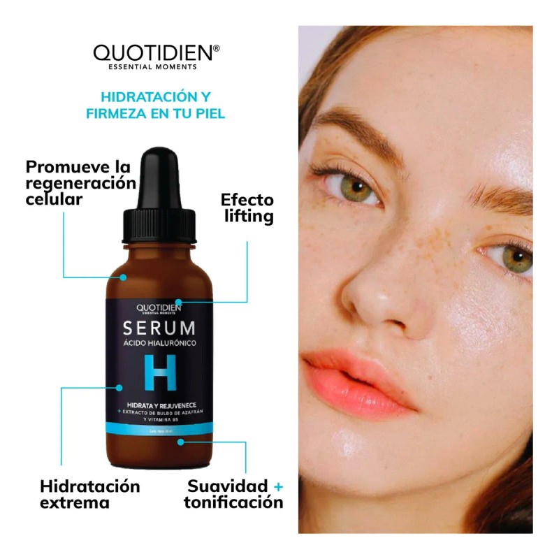 Kit 4 Serum Vitamina C + Suero Acido Hialuronico +