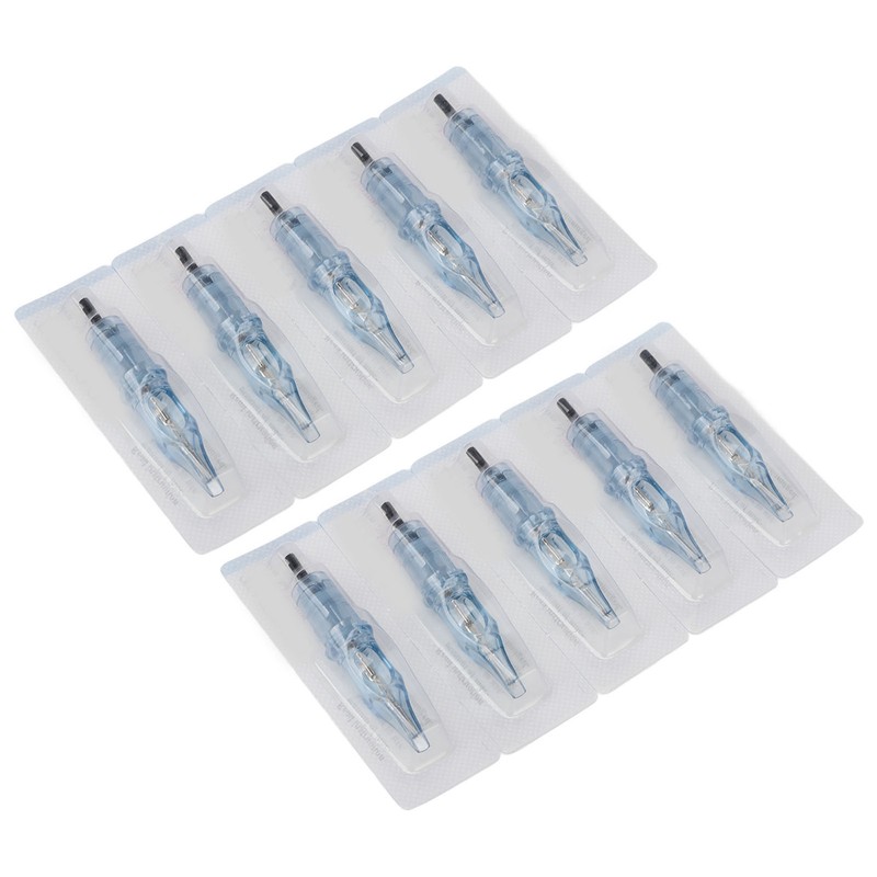 10pcs Stainless Steel Cartridge Needles Set Professional Salon Disposable Cartridge