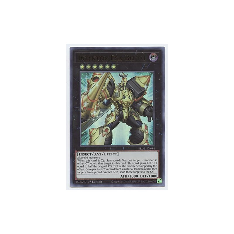 Inzektor Exa-Beetle - BROL-EN084 - Ultra Rare - 1st Edition