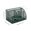 VANRA™ Desk Organizer, Pen Holder, Metal Mesh Pen Stand with