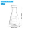 PATIKIL Erlenmeyer Flasks, 6 Pack 50ml Narrow Mouth Graduated Flasks