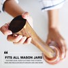 Masontops Pickle Packer - Acacia Wood Vegetable Fermentation Tamper -