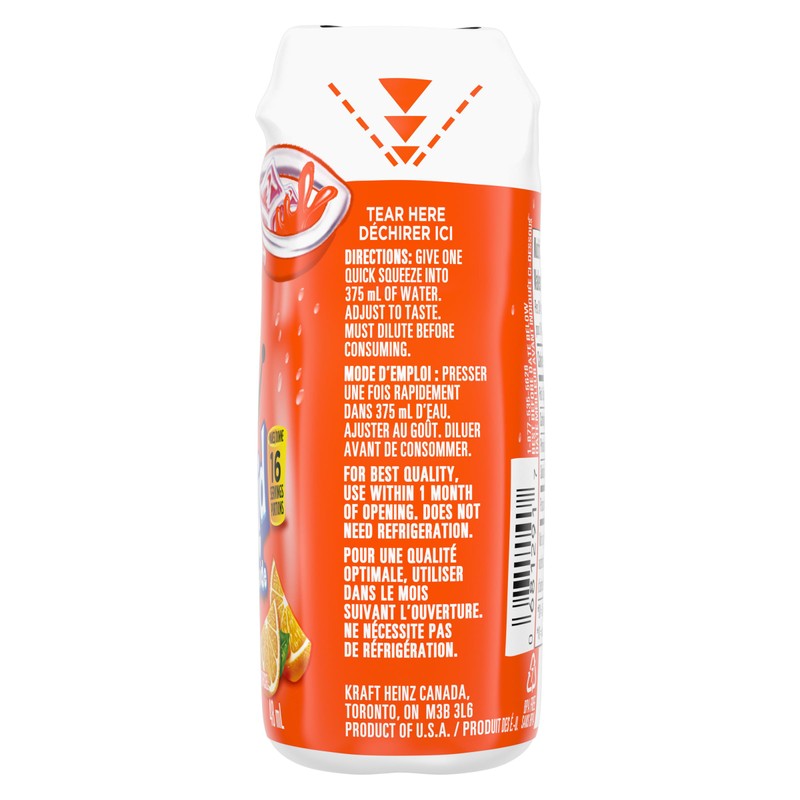 Kool-Aid Orange Liquid Drink Mix, 48mL/1.6 fl.oz., {Imported from Canada}