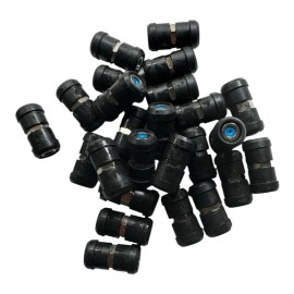 PPC 4 Coax Cable Barrel Coupler Connectors F81 RG6 Outdoor Weather Boots PPC lot HD