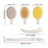 Hsthe Sea 3 in 1 Back Scrubber for Shower, Back