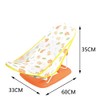 Foldable Baby Bather with Adjustable 3 Reclining Positions Bath Support