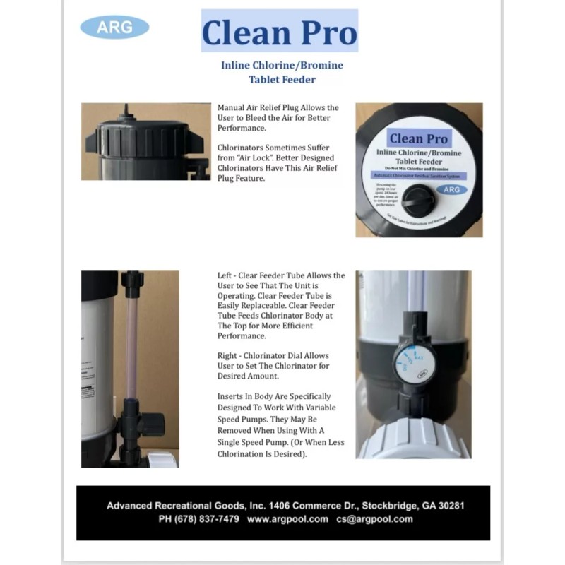 CMP, Pentair Clean-Pro Tab Feeder Chlorinator for VS pumps compare