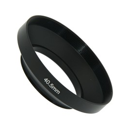 SIOTI 40.5mm Lens Hood, Matte Treatment Inside, Aluminum Material, Compatible with All Camera Lens S/C/N/F/O/P etc.(40.5mm)