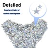 Yosawa 60g/2.1oz Star Confetti Star Shape Sequins Glitter Star Table