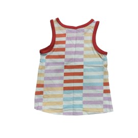 Cat & Jack Baby Girls Multi Stripe Front Pocket Tank Top - Cat & Jack Multicolor, 12 Months