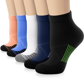 ACTINPUT Compression Socks Plantar Fasciitis for Women Men - 8-15 mmHg Best for Athletic,Support S-M