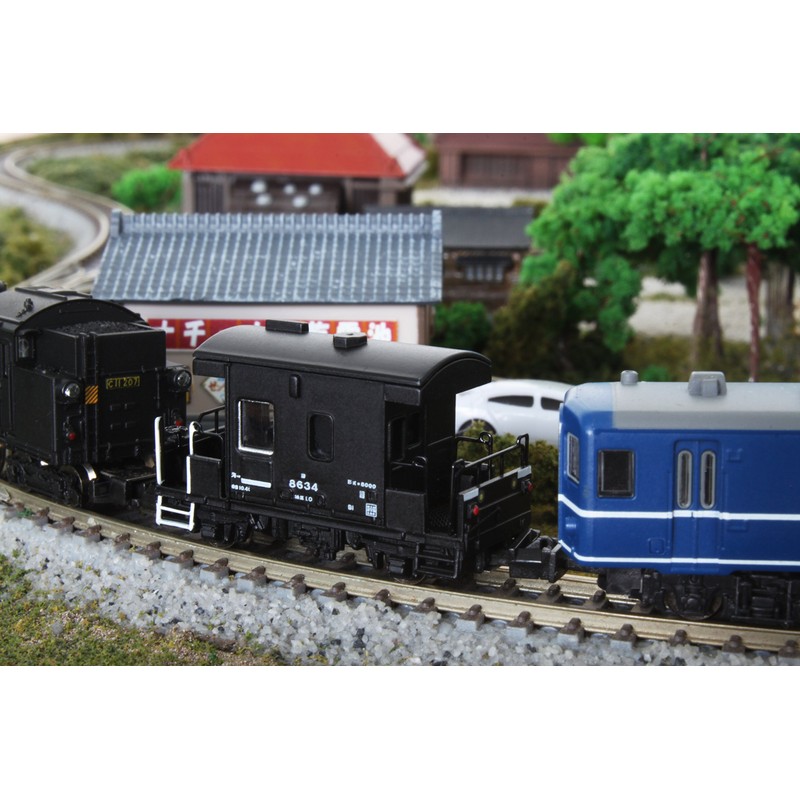 ロクハン Zゲージ T032-1 ヨ8000車掌車 「大樹」2両セット 鉄道模型 貨車