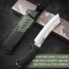 TIVOLI Heavy Duty Tanto Machete - Full Tang Fixed Blade