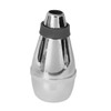 Trumpet Mute Silence Silent Silent Home Practice Noise ABS (Silver)