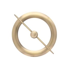 CLUTCHES Metal | 1 Metal Tie Clip with Central Magnet | bronze