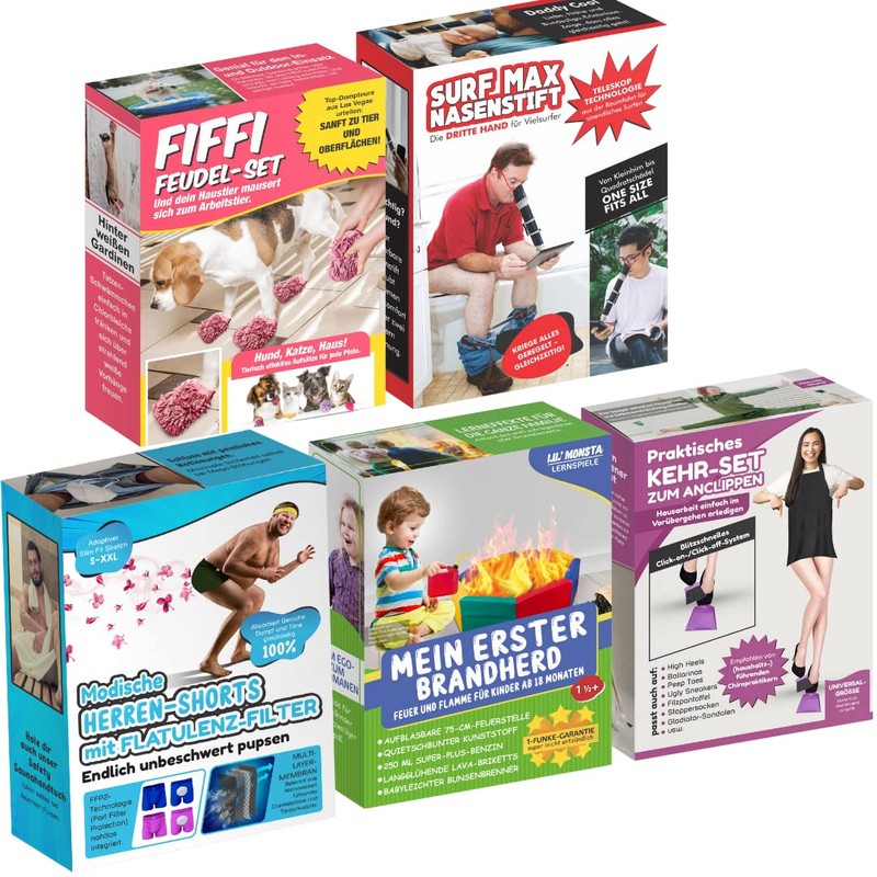 PimpMyPresent My first fire herd, the funny joke gift packaging,