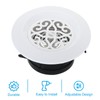 PATIKIL 4 Inch Round Air Vent, Adjustable Ceiling Diffuser Grill