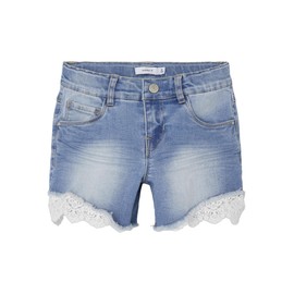 NAME IT Girl Shorts, Medium blue (medium blue denim)