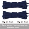 Olukssck 2 Pairs of Elastic Shoelaces with No Tying -
