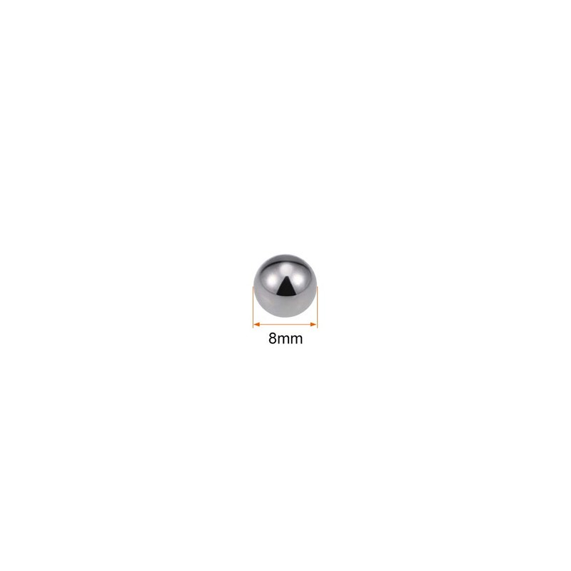 sourcing map Bearing Balls Carbon Steel Precision Balls 8 mm