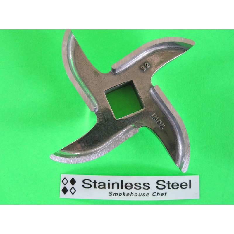 Meat Grinder Grinding Plate Knife Combo size 12 knife and