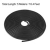 sourcing map Foam Rubber Seal Weather Strip 5mm Diameter 5