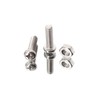 cSeao 50-Pack M4 10mm Pan Phillips Tornillo Machine Screws and
