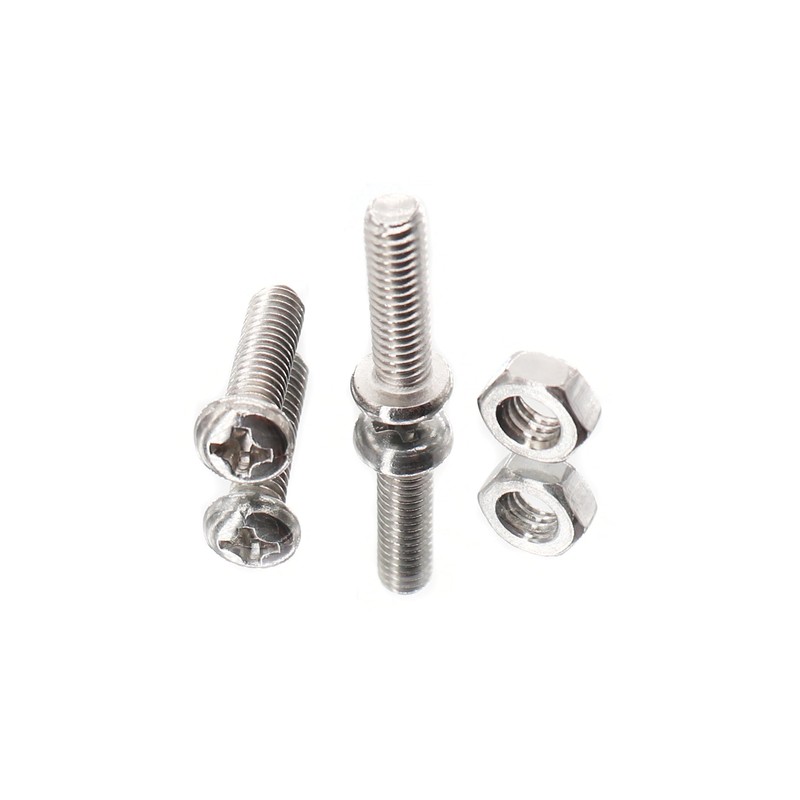 cSeao 50-Pack M4 10mm Pan Phillips Tornillo Machine Screws and