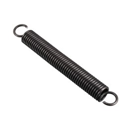 TOP-VIGOR 1Pcs Extension Compressed Spring, 2.5mm Wire Dia, 18mm OD, 150mm Free Length Durable Steel Compression Springs, Small Dual Hook Extended Tension Springs