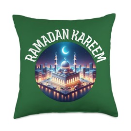 Ramadan Kareem Architecture Islamic Muslim Throw Pillow