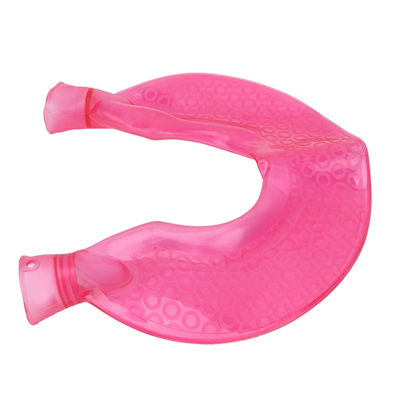 1400ml Hot Water Bottle U Shaped Reduce Pain Transparent Hot