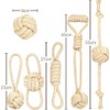 6-Pack Heavy-Duty Rope Dog Toys Natural Cotton Tug & Chew