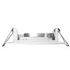 linovum Recessed Spotlight Mounting Frame Painted White Round Rigid Including