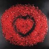 PMLAND Red Acrylic Flat Marbles, Pebbles, Beads 3000+ Pcs 6