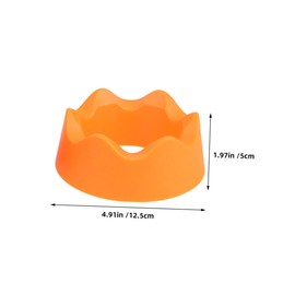 Kisangel 2pcs Plastic Tee Ball Display Holder for AFL Football Stand Display Kickball Bases