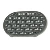 Minuteman International Cast Iron Oval Lattice Trivet,Black