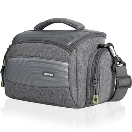 DOMISO SLR DSLR Camera Case Waterproof, gray, shoulder bag