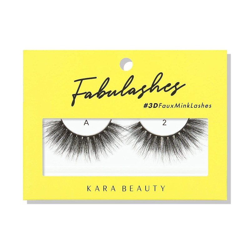 KARA BEAUTY Fabulashes Bold 3D Faux Mink Strip Lashes –