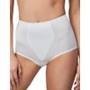 Wonderbra Womens Firm Control Full Panty Shapewear-briefs, White, Large US