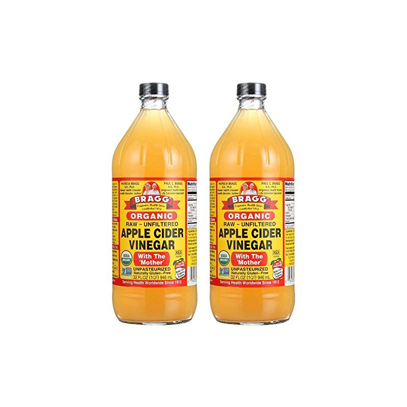Usda Organic Raw Apple Cider Vinegar,32 Oz (2 Pack)