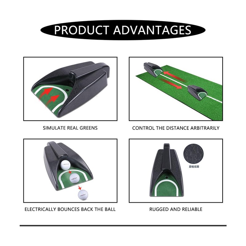 ANMEISH Golf Automatic Putting Cup, Golf Ball Returner, Golf Ball